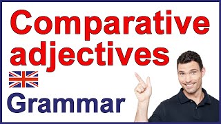 Comparative adjectives  English grammar lesson [upl. by Paulina]