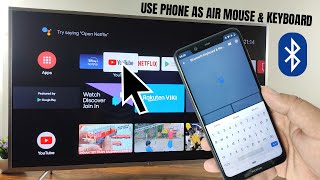 How to use Phone As a Mouse  Air Mouse amp Keyboard For Any Android TV [upl. by Rhetta]