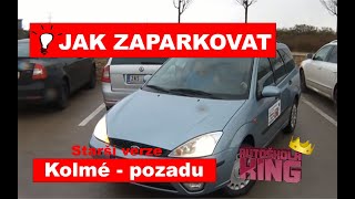 JAK ZAPARKOVAT PARKOVÁNÍ POZADU  How to park Reverse perpendicular parking Parking lessons [upl. by Wildee602]