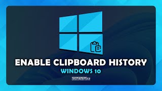 How To Open The Clipboard in Windows 10  Copy And Paste History Windows 10 [upl. by Yrocej]