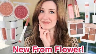 I Tried NEW Flower Beauty Makeup [upl. by Cutcliffe]