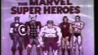 Marvel Super Heroes 1966  INTRO IN COLOR AND A CAPTAIN AMERICA BIO [upl. by Marelya392]