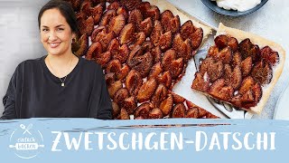 Saftiger Zwetschgen Datschi – wie von Oma 😋 I Einfach Backen [upl. by Hardej]