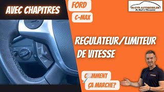 Ford Cmax Focus  Le régulateur et le limiteur de vitesse [upl. by Sussman]