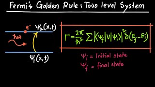 Fermis Golden Rule Explained  TwoLevel Systems [upl. by Inod521]