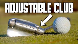 Playing Golf With an Adjustable Club Every Club in 1  GM GOLF [upl. by Leumas]