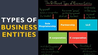 The Different Types of Business Entities in the US [upl. by Notnarb]