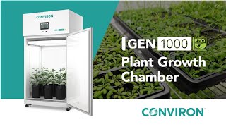 Conviron GEN1000 ECO Plant Growth Chamber [upl. by Petey]