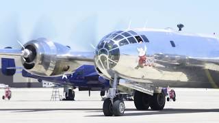 B29 Superfortress quotDocquot  Taxi and Takeoff [upl. by Namialus]