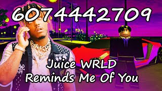 Juice WRLD Roblox Radio CodesIDs [upl. by Eirellam]