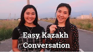 Easy Kazakh Conversation  Dialogue [upl. by Dumah]