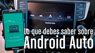 Android Auto cómo conectar tu smartphone a tu coche [upl. by Marget]