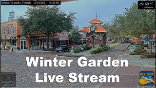 🔴 LIVE Winter Garden Florida Downtown Webcam [upl. by Candra]