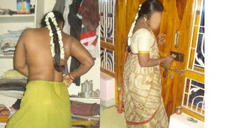 Mallu Aunty Saree Removing Scenes 💋 MalluAuntyOfficial [upl. by Paloma]