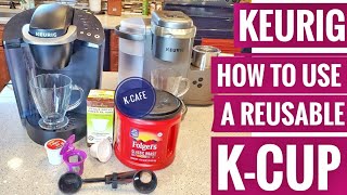 HOW TO USE A REUSABLE KEURIG KCUP To Make Coffee amp Prevent Sediment PERFECT POD Filters KClassic [upl. by Boigie]