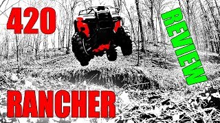 HONDA RANCHER 420 REVIEW [upl. by Linder587]