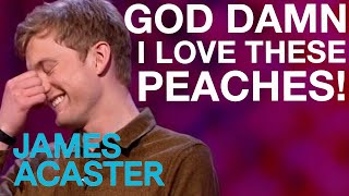 James and the Laughing Peaches  James Acaster on Mock the Week [upl. by Nirol138]