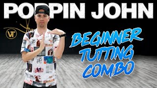 Beginner Tutting Combo Dance Moves Tutorials Poppin John  MihranTV MIHRANKSTUDIOS [upl. by Valerlan]