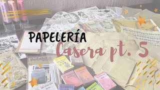 HAZ TU PAPELERÍA CASERA PT5 ✨ Recreando papelería popular  Stickers y más ✨  Journaling by Xia [upl. by Ainotal236]