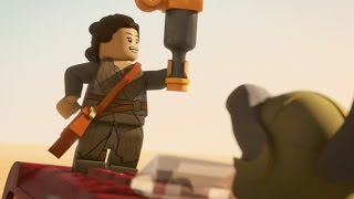 Rey Strikes Back  LEGO Star Wars The Resistance Rises  Disney XD [upl. by Haleeuqa]