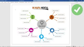 Mapa mental en Word [upl. by Ecinad156]