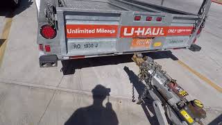 Safe Trailering Demonstration  UHaul  How To Properly Load A Trailer [upl. by Gnaw]