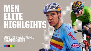 Men Elite Highlights  2023 UCI Gravel World Championships [upl. by Ridglee]