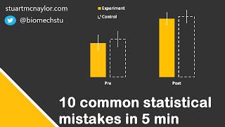 Ten Statistical Mistakes in 5 Min [upl. by Curson699]