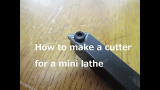 How to make carbide insert tool holder cutting tool [upl. by Mala]