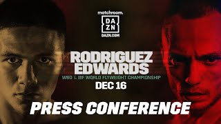 BAM RODRIGUEZ VS SUNNY EDWARDS PRESS CONFERENCE LIVESTREAM [upl. by Oderf]