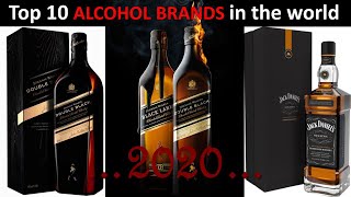 Top 10 ALCOHOL Brands in the world [upl. by Garrick]