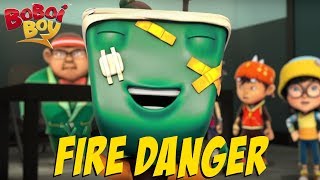 BoBoiBoy English S3EP16  Fire Danger [upl. by Acnoib]