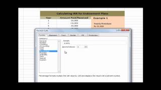 How to calculate your Insurance Policies Returns through IRR [upl. by Silisav977]