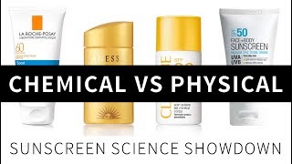 Chemical vs Physical Sunscreens The Science  Lab Muffin Beauty Science [upl. by Einnaj]