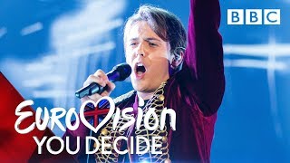 Jordan Clarke performs ‘Freaks’  Eurovision You Decide 2019  BBC [upl. by Ramiah]