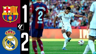 Barcelona 12 Real Madrid  HIGHLIGHTS  LaLiga 202324 [upl. by Alvord]