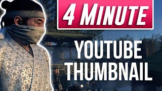 How to Make a YouTube Thumbnail Tutorial  Photoshop CC 2020 [upl. by Harbison]