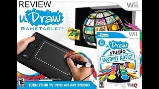 Wii uDraw GameTablet and uDraw Studio Instant Artist Review [upl. by Ellebyam]