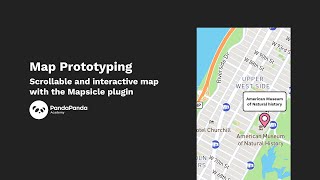 Figma Tutorial Map Prototyping  Scrollable and Interactive map with the Mapsicle Plugin [upl. by Eirolam]