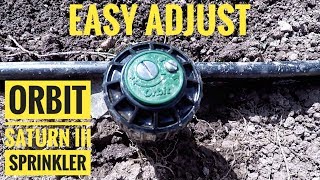 How to Adjust Orbit Saturn III Sprinkler  Simple [upl. by Sid]