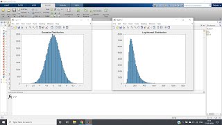 Log Normal Distribution in Statistics MATLAB Implementation [upl. by Trauner175]