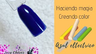 Como hacer color azul eléctrico [upl. by Rosabella]