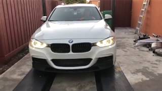 F30 335i BMW N55 VRSF Catless Downpipe Install [upl. by Cissiee]