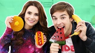 GUMMY FOOD vs REAL FOOD  PART 2 Ft MatPat [upl. by Reifnnej]