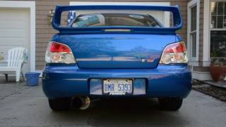 2004 Subaru Wrx Sti Invidia Catless Downpipe Before amp After [upl. by Caras125]