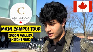 Conestoga College Main Campus Tour  Doon Valley Kitchener 🇨🇦 [upl. by Aimac20]