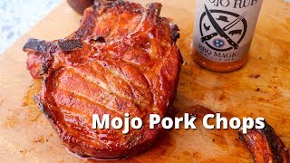 Mojo Pork Chops  Smoked Pork Chops on UDS Smoker [upl. by Naj]