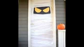 DIY Halloween Craft For Kids  Mummy Door  Zillow [upl. by Standford]