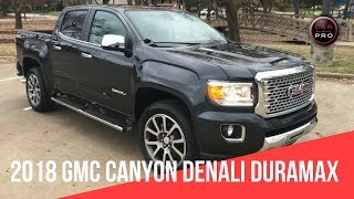 2018 GMC Canyon Denali Duramax Diesel Review and Test Drve [upl. by Pasahow]