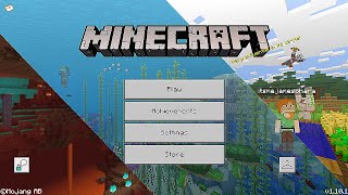 How To Go Back To Previous VersionsUpdates in Minecraft Bedrock Edition [upl. by Placida]